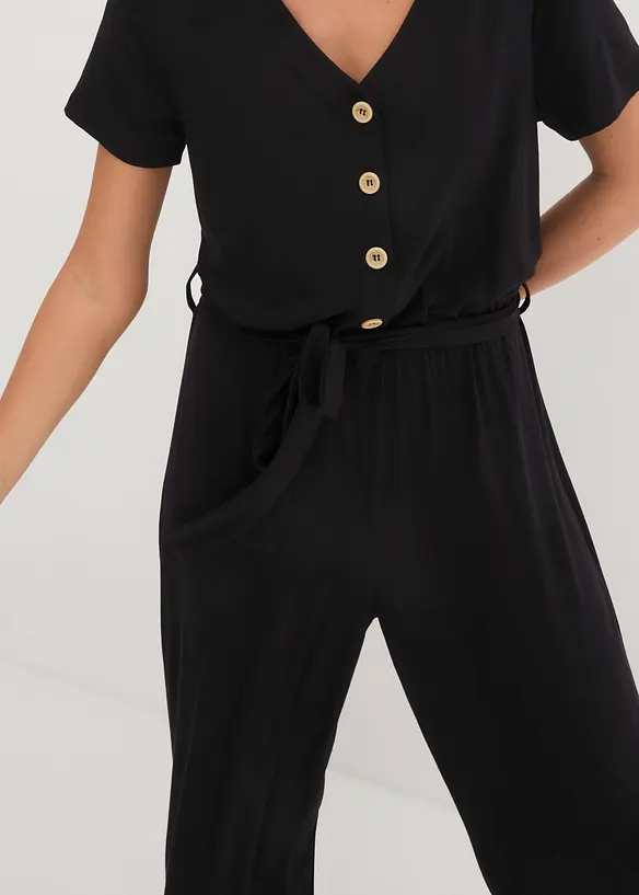 Combinaison en jersey de viscose mélangée, bonprix