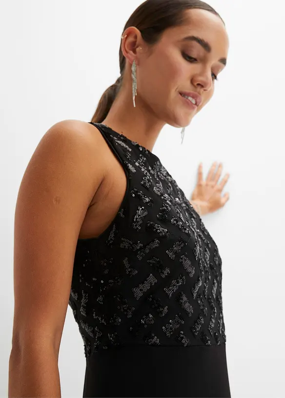 Robe de soirée brodée de sequins, bonprix