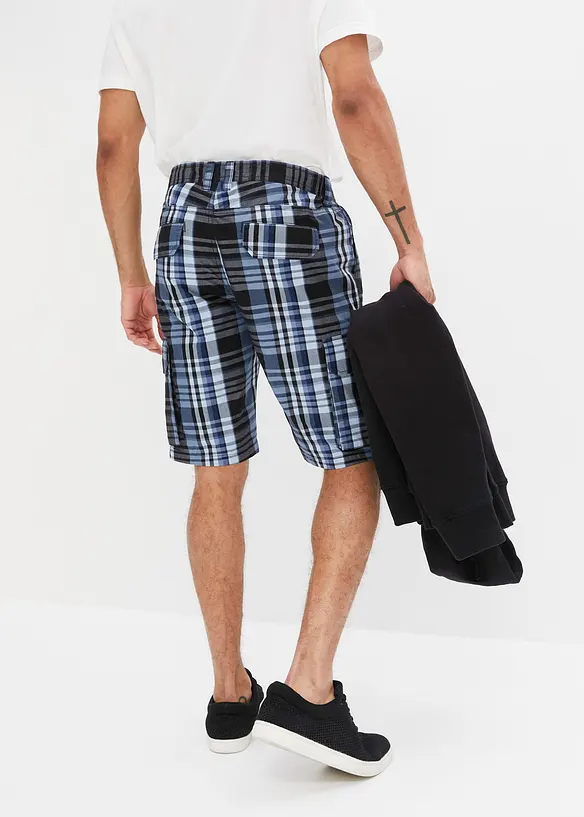 Bermuda cargo à taille élastiquée, Regular, bonprix