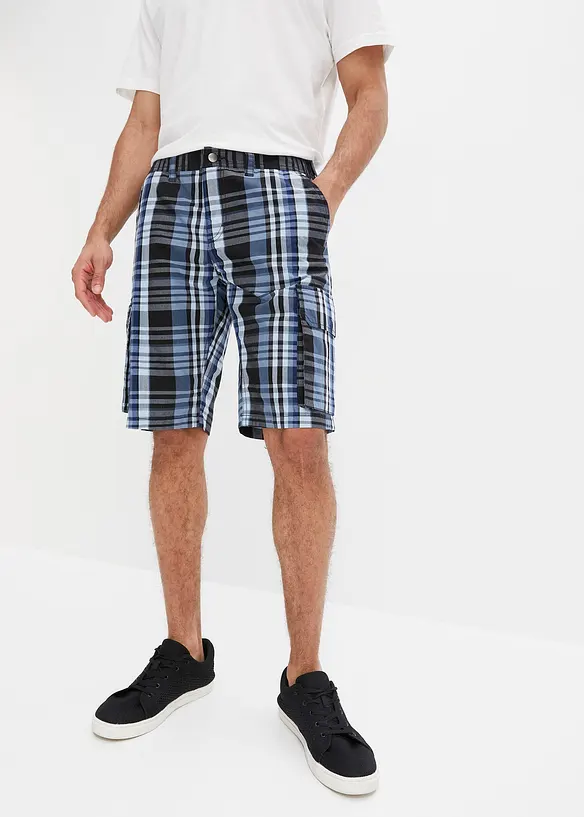 Bermuda cargo à taille élastiquée, Regular, bonprix