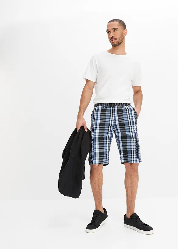 Bermuda cargo à taille élastiquée, Regular, bonprix