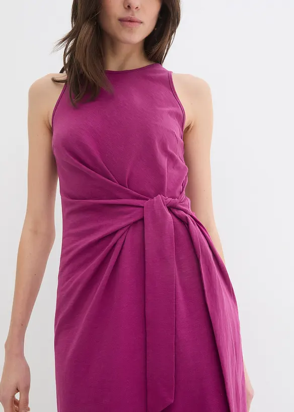 Robe longue à nouer sur le côté, bonprix