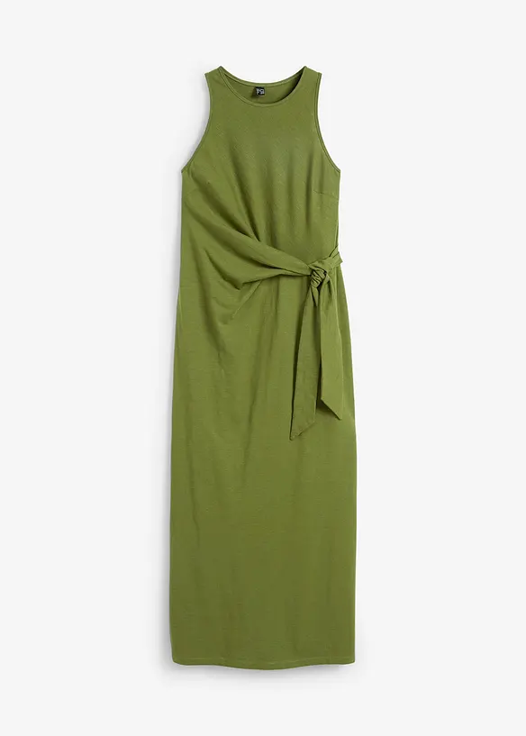 Robe longue à nouer sur le côté, bonprix