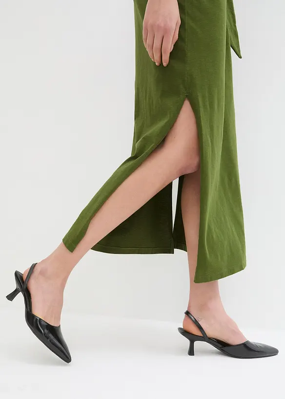 Robe longue à nouer sur le côté, bonprix