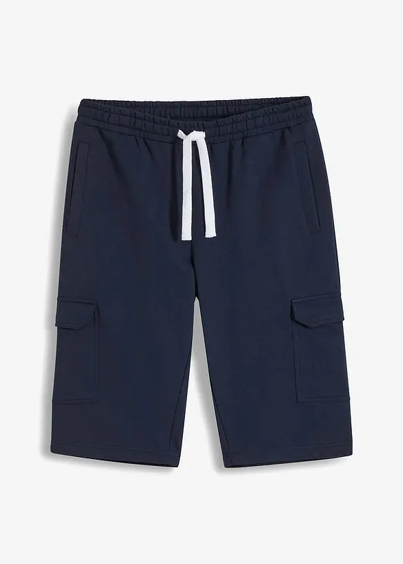 Bermuda cargo en molleton 100% coton, bonprix