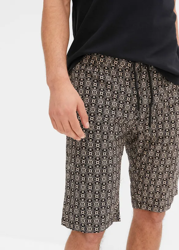 Bermuda chino en lin mélangé, bonprix