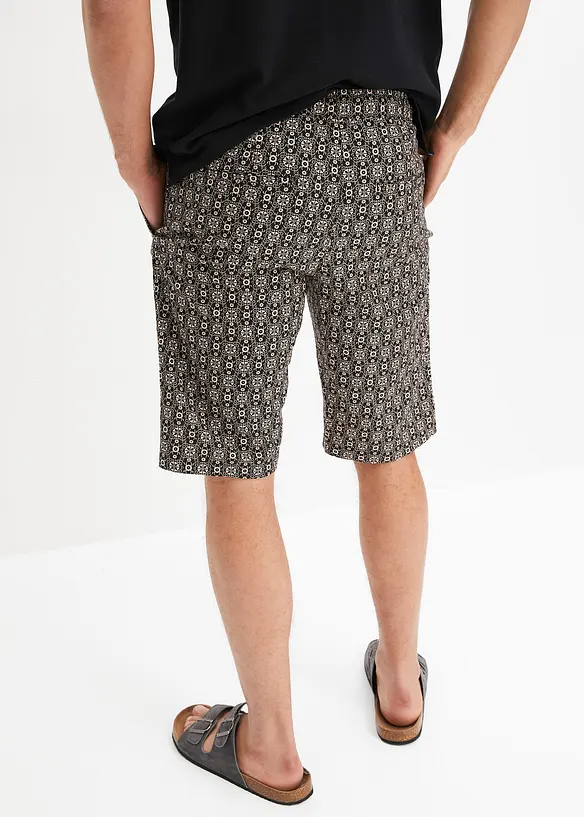 Bermuda chino en lin mélangé, bonprix