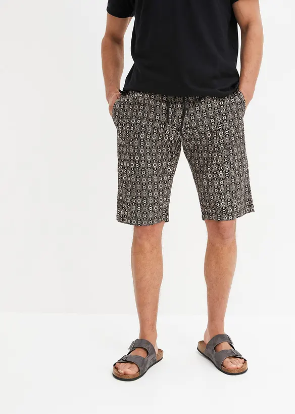 Bermuda chino en lin mélangé, bonprix