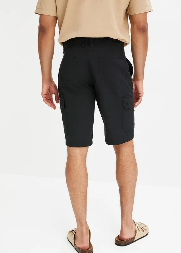Bermuda cargo en microfibre, Regular, bonprix