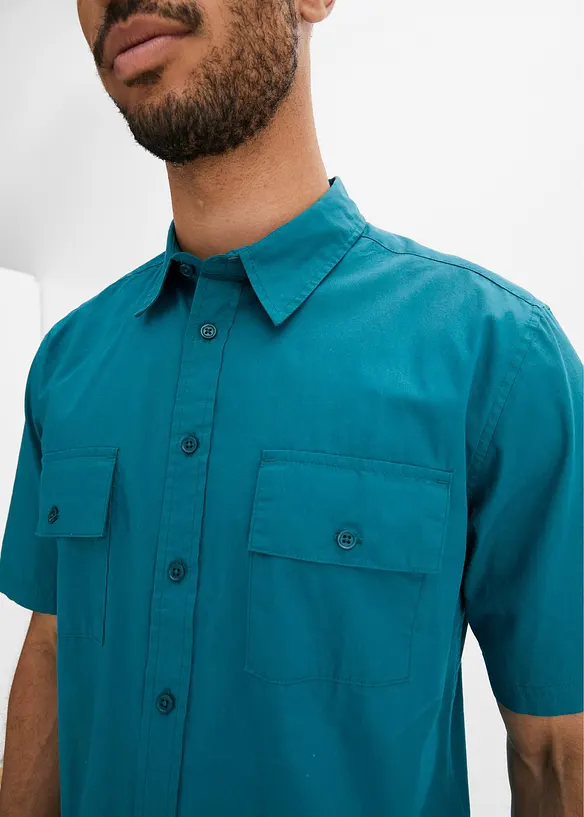 Chemise manches courtes 100 % coton, bonprix