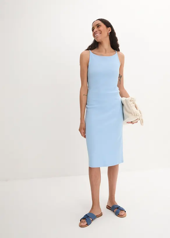 Robe  en jersey coton extensible, bonprix