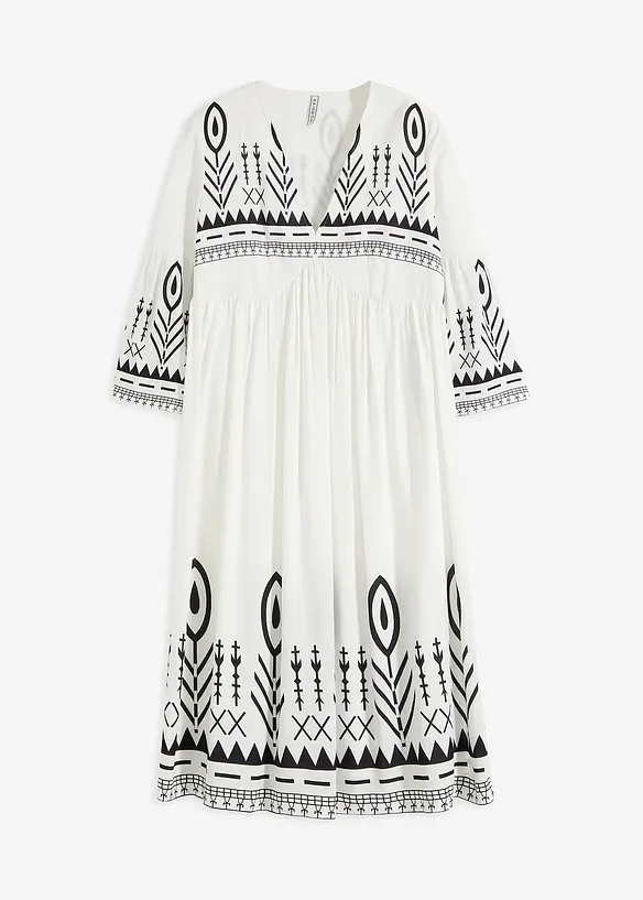 Robe midi en viscose fluide, bonprix
