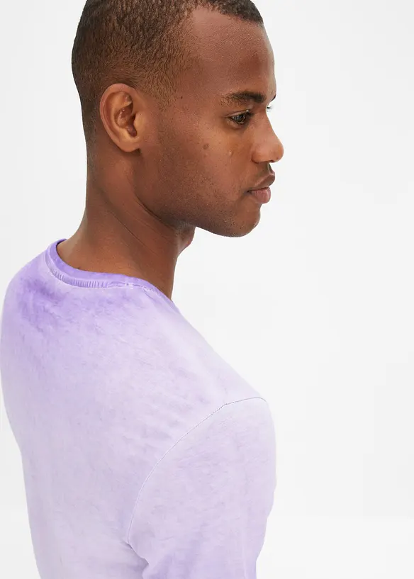 T-shirt aspect délavé 100% coton, bonprix