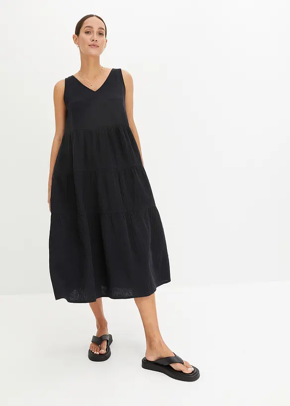 Robe en gaze 100% coton, bonprix