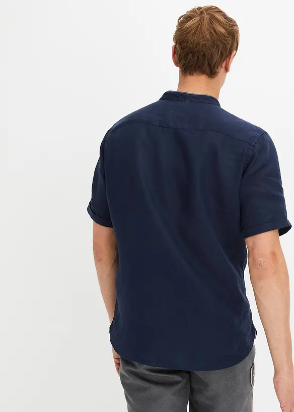 Chemise manches courtes en lin rafraîchissant, bonprix