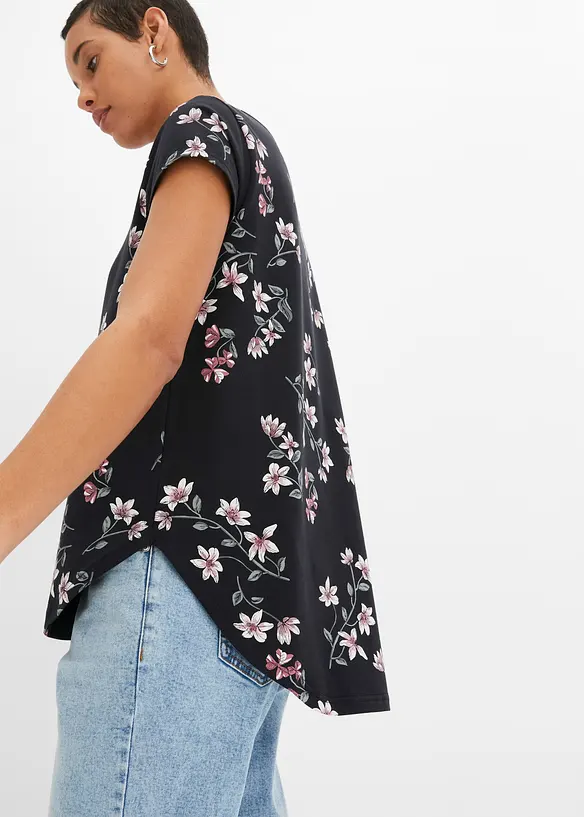T-shirt en coton extensible, bonprix