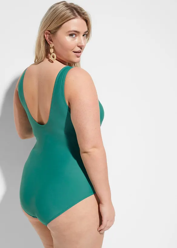 Maillot 1 pièce sculptant et croisé, maintien modéré, bonprix
