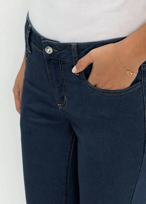 Jean très extensible en matière légère, bonprix