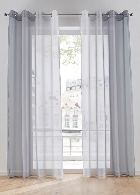 Voilages à effet ombré (2 pces), bonprix