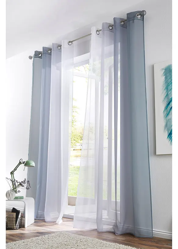 Voilages à effet ombré (2 pces), bonprix