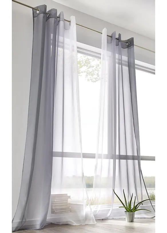 Voilages à effet ombré (2 pces), bonprix