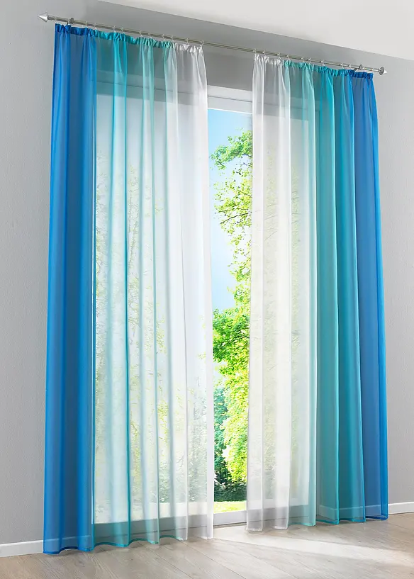 Voilages à effet ombré (2 pces), bonprix