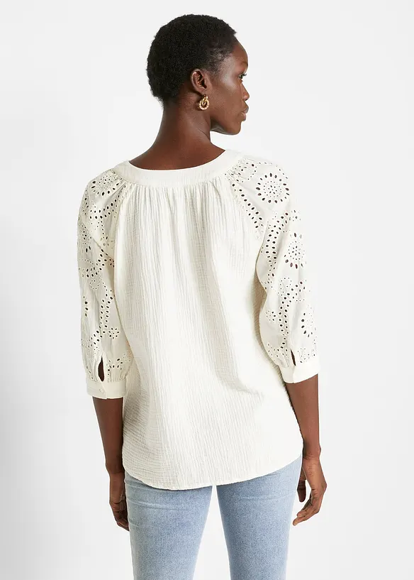 Tunique aérienne en gaze de coton, bonprix