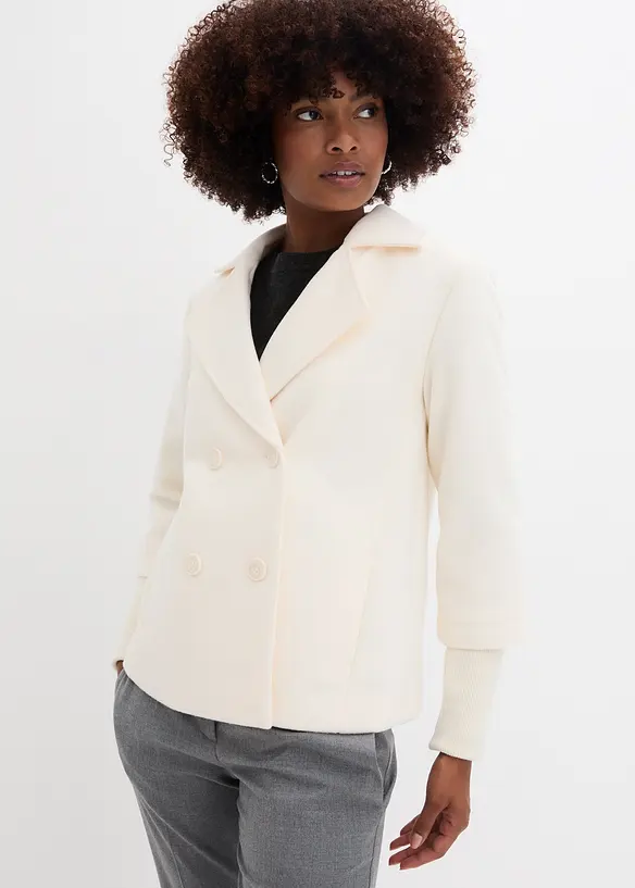 Caban avec manches en maille, bonprix