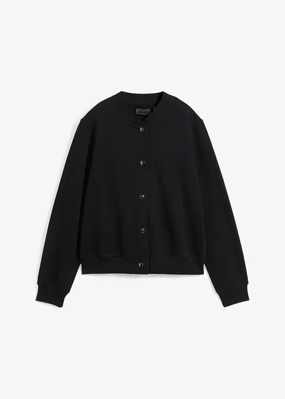 Blouson boutonné en molleton, bonprix