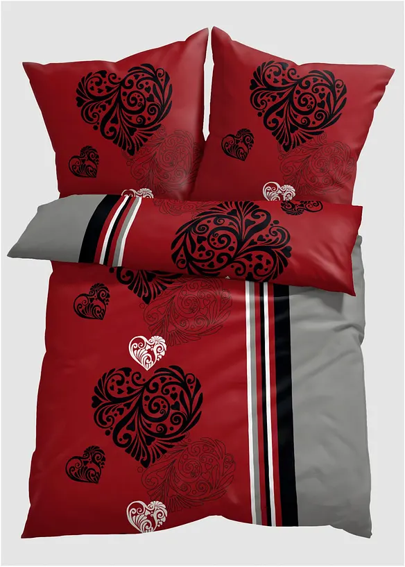 Parure de lit motifs cœurs, bonprix