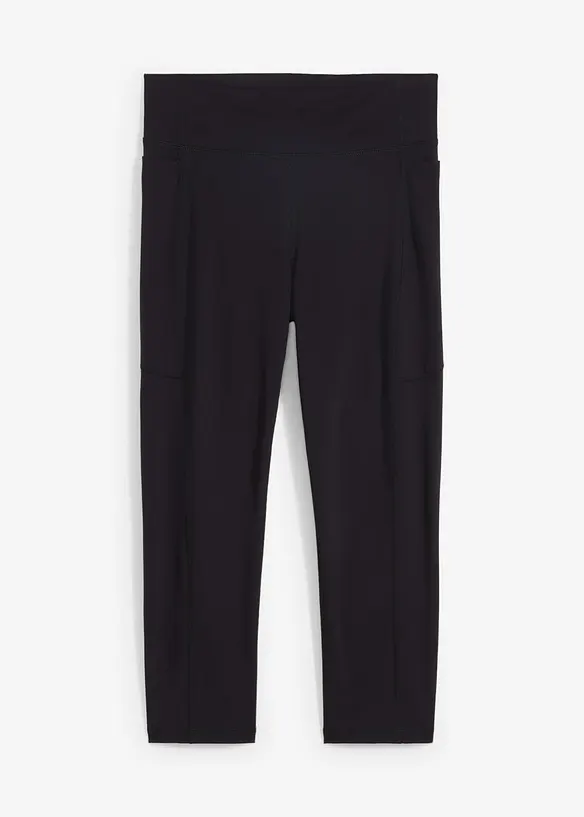 Legging de sport ultra-doux avec poches latérales, longueur 3/4, bonprix