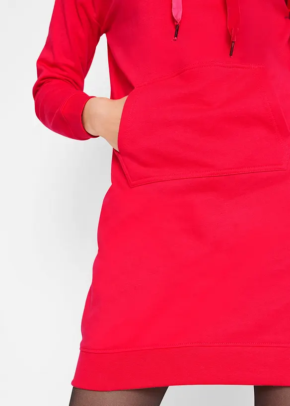 Robe en molleton de coton mélangé, bonprix