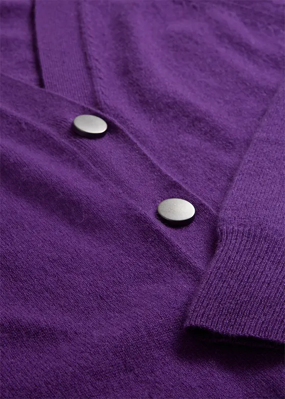 Gilet en maille avec cachemire, bonprix