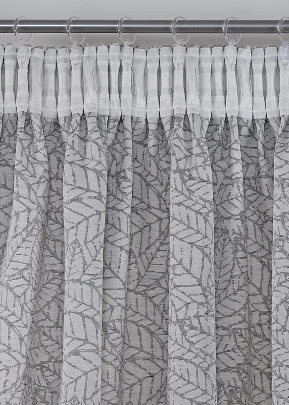 Panneau en jacquard à motif végétal (1 pce), bonprix