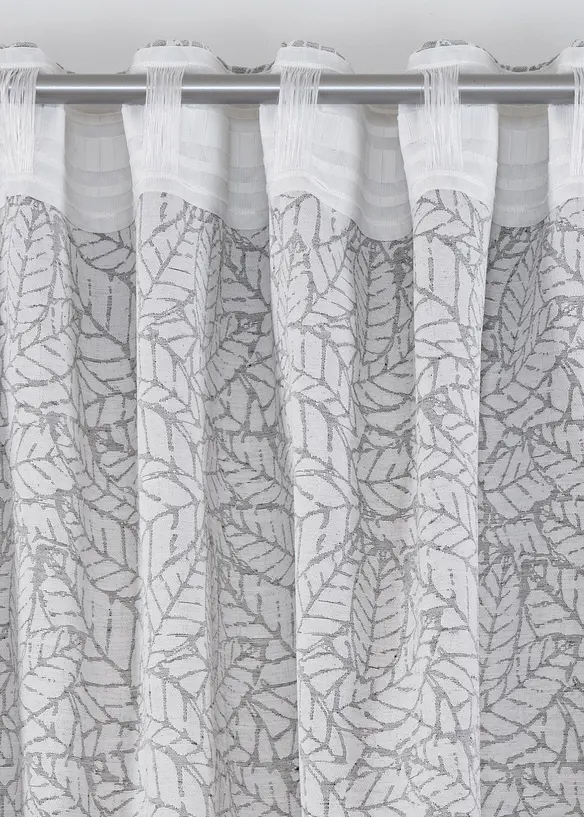 Panneau en jacquard à motif végétal (1 pce), bonprix