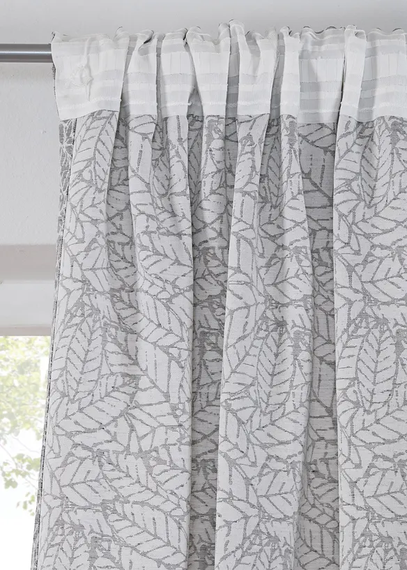 Panneau en jacquard à motif végétal (1 pce), bonprix