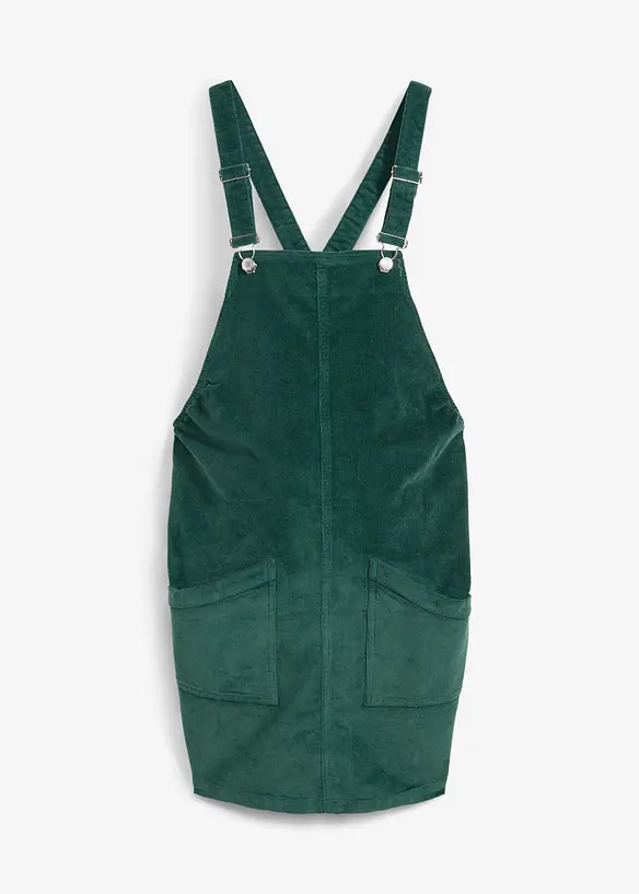Robe-salopette de grossesse en velours côtelé extensible, bonprix