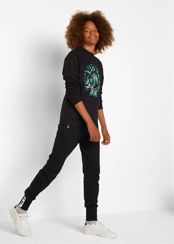 Pantalon de jogging 100% coton, bonprix