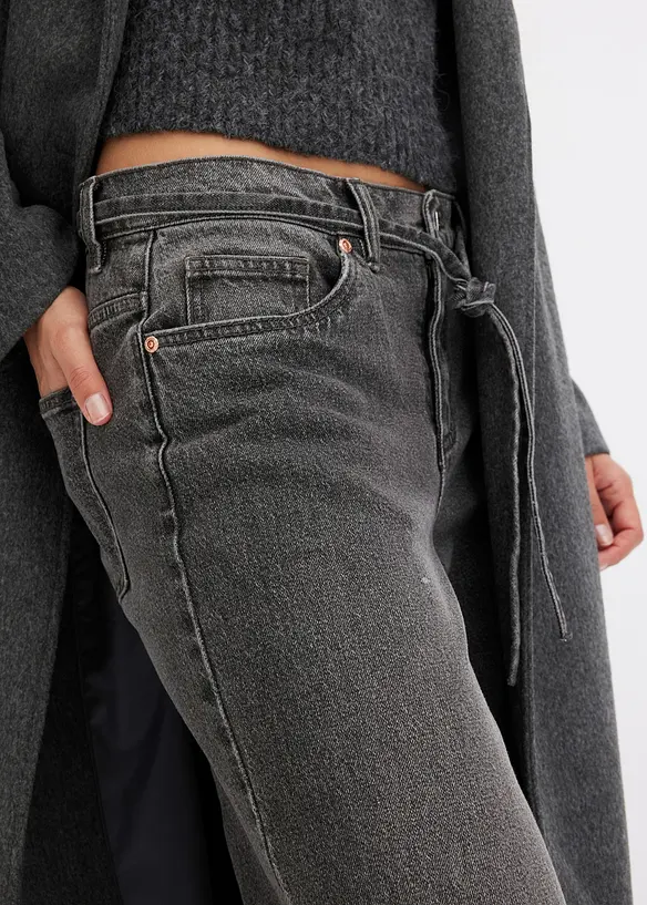 Jean Wide Leg, taille normale, bonprix
