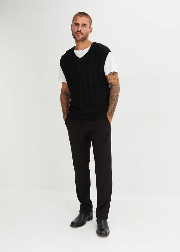 Pantalon élégant à pinces, Regular, bonprix