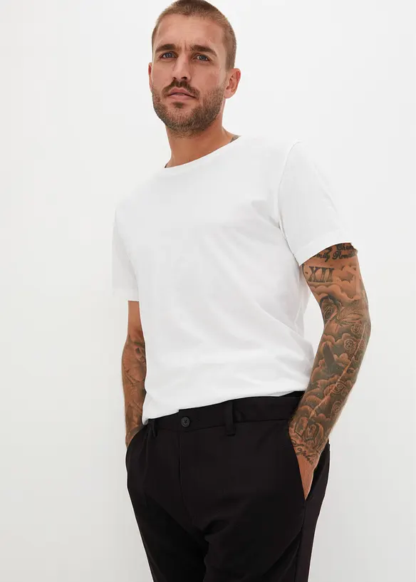 Pantalon élégant à pinces, Regular, bonprix