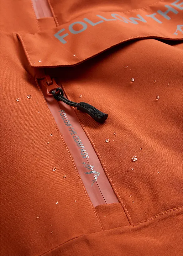 Veste technique imperméable à enfiler avec doublure polaire, bonprix
