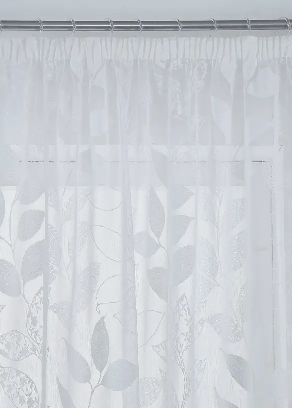 Voilage en jacquard à motif végétal (1 pce), bonprix