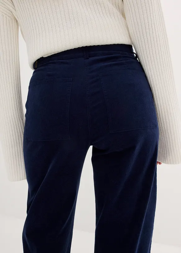 Pantalon en velours côtelé extensible, bonprix