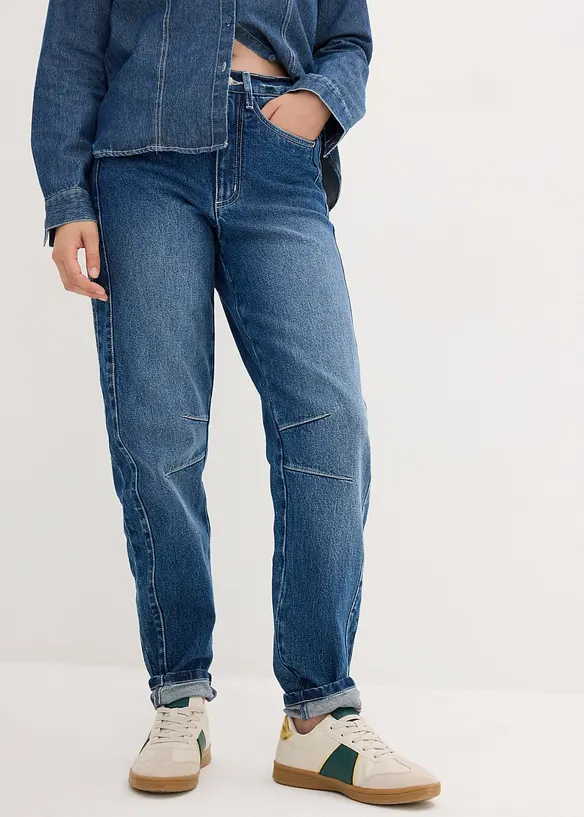 Jean mom, taille haute, bonprix