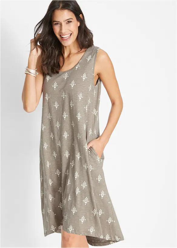 Robe débardeur en coton, bonprix