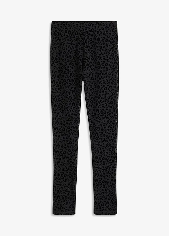 Legging avec motif en velours, bonprix