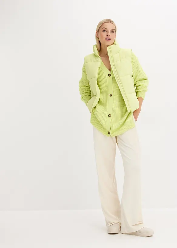 Gilet en maille avec laine, bonprix