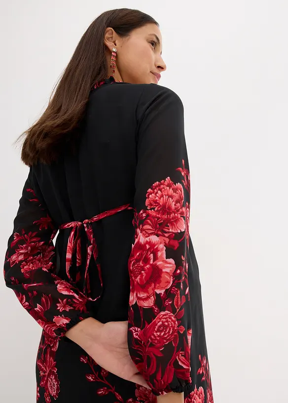 Robe 2en1 pour la grossesse et l'allaitement en crêpe, bonprix