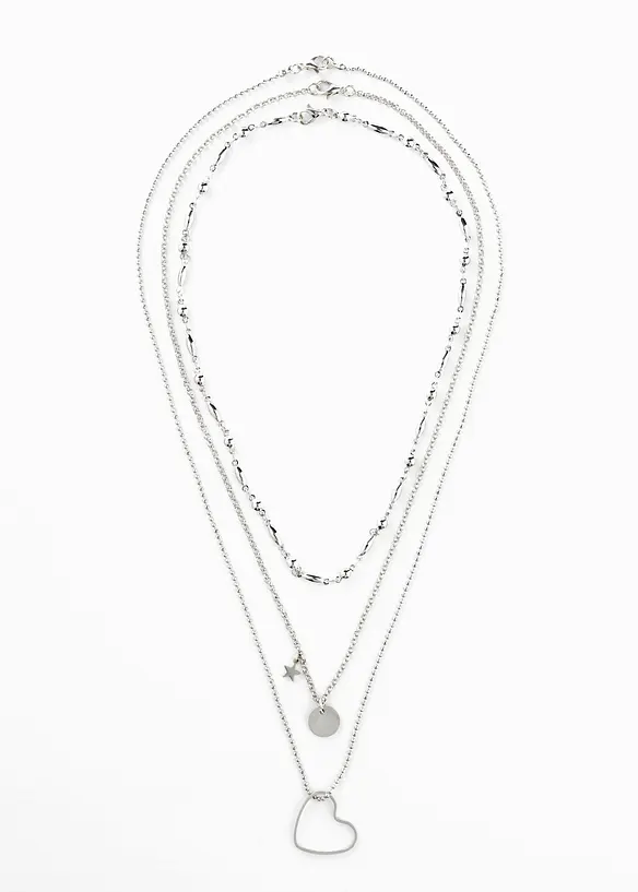 Colliers (ens. 3 pces), bonprix